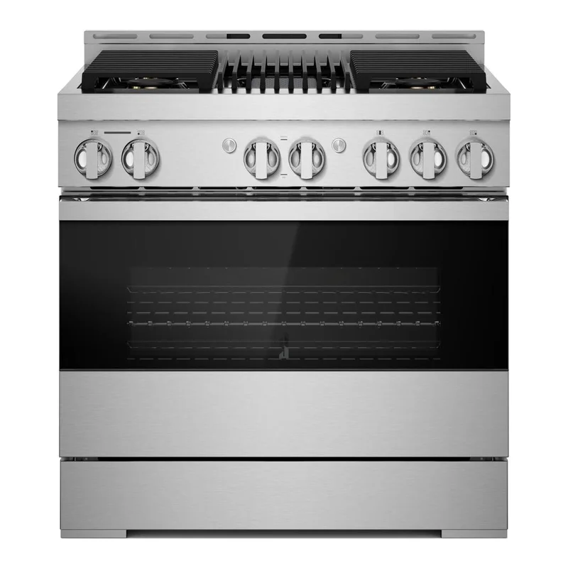Jennair - 5.1 cu. ft Gas Range in Black - JGRP636HM Black