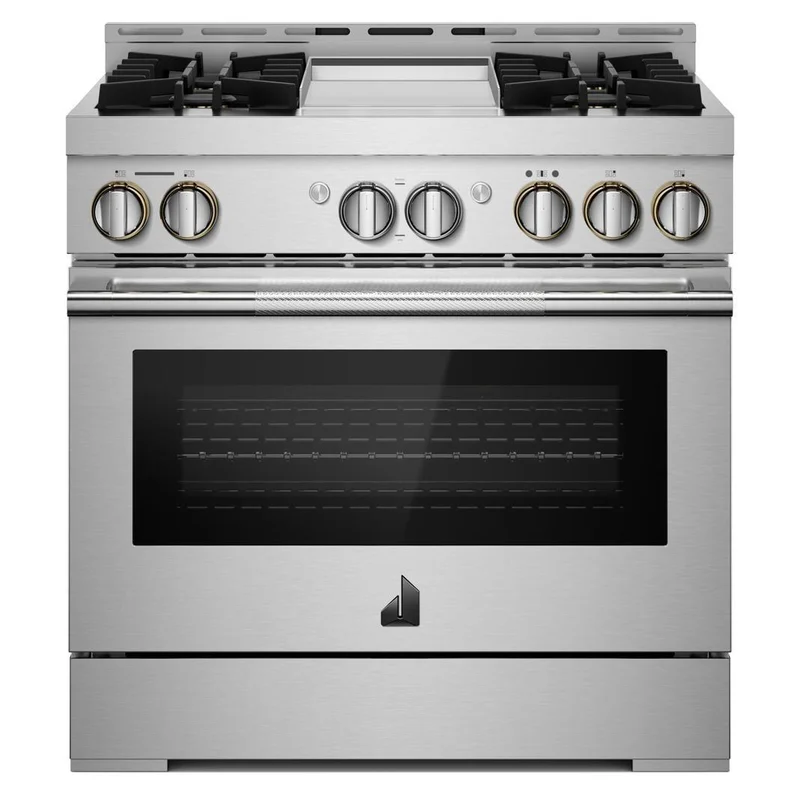 Jennair - 5.1 cu. ft Gas Range in Stainless - JGRP536HL Stainless