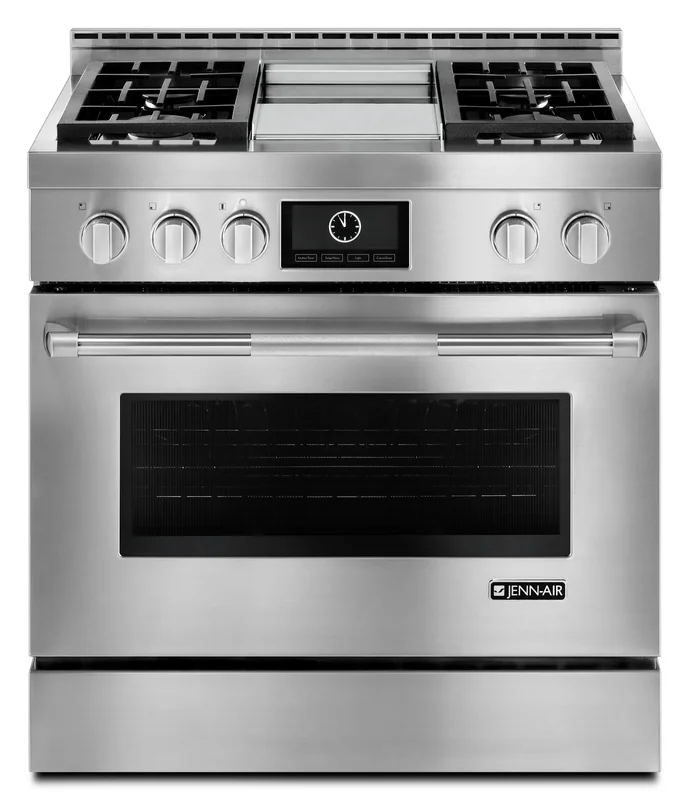 JennAir - 5.1 cu. ft Gas Range in Stainless - JGRP536WP Stainless