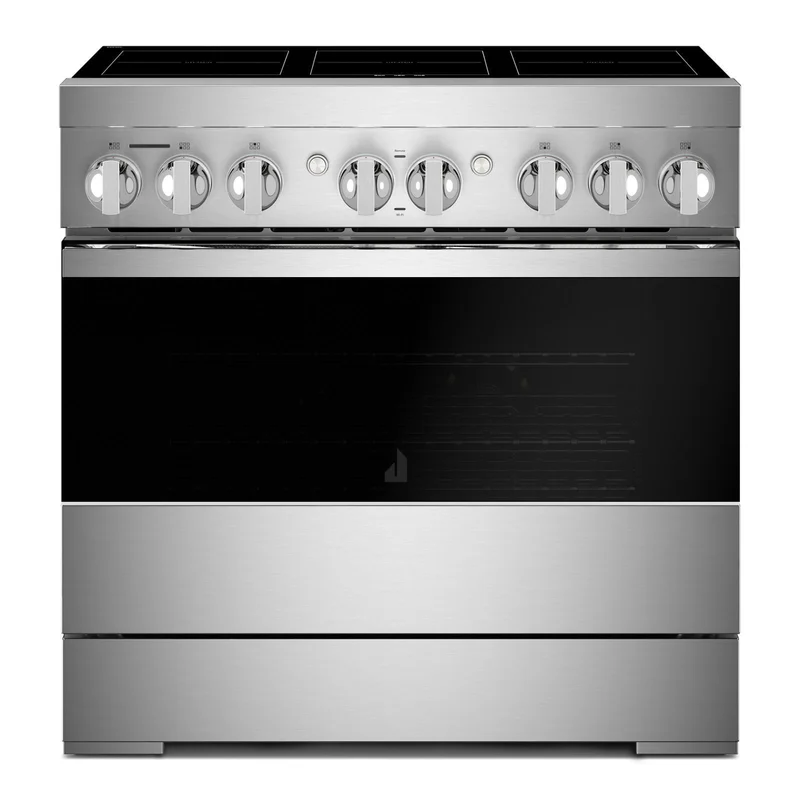 JennAir - 5.1 cu. ft Induction Range in Stainless - JPIFC736RM Stainless