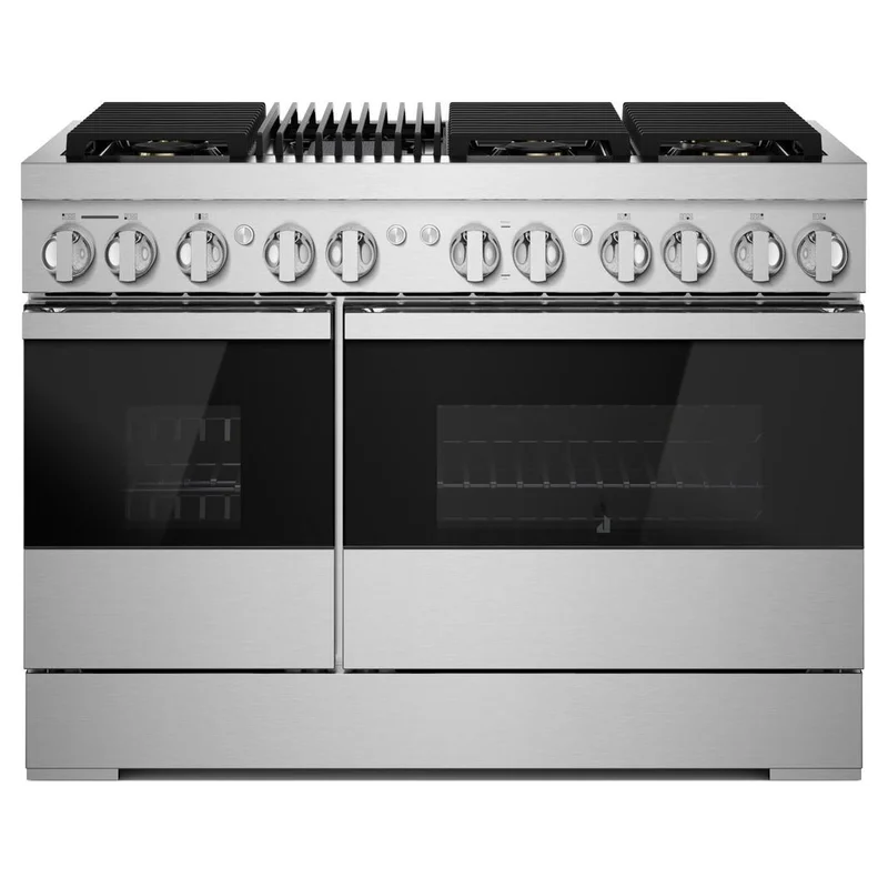 Jennair - 6.3 cu. ft Dual Fuel Range in Black - JDRP648HM Black