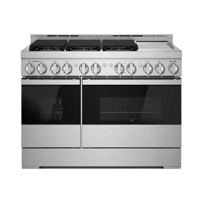 JennAir - 6.3 cu. ft Dual Fuel Range in Stainless - JDSP548HM Stainless