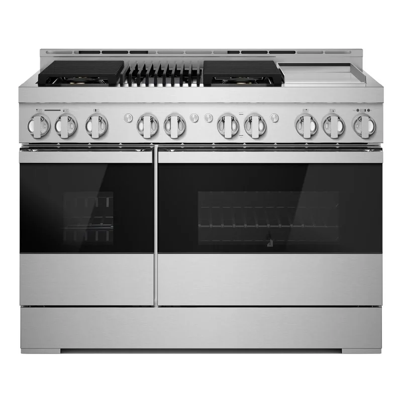 Jennair - 6.3 cu. ft Gas Range in Black - JGRP748HM Black