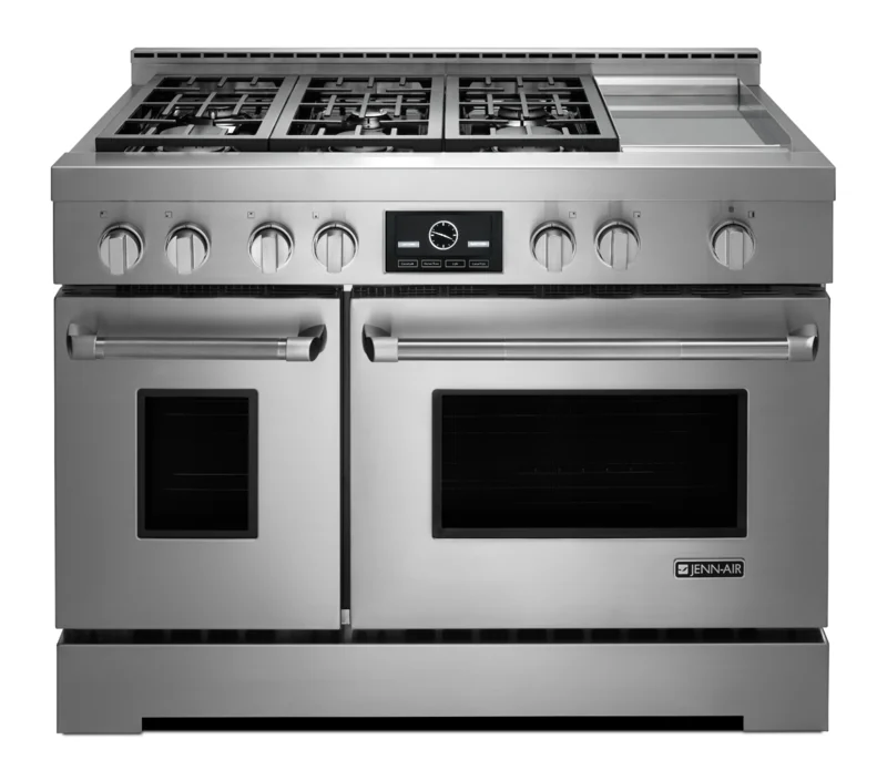 JennAir - 6.3 cu. ft Gas Range in Stainless - JGRP548WP Stainless