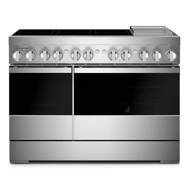 JennAir - 6.3 cu. ft Induction Range in Stainless - JPIGC748RM Stainless