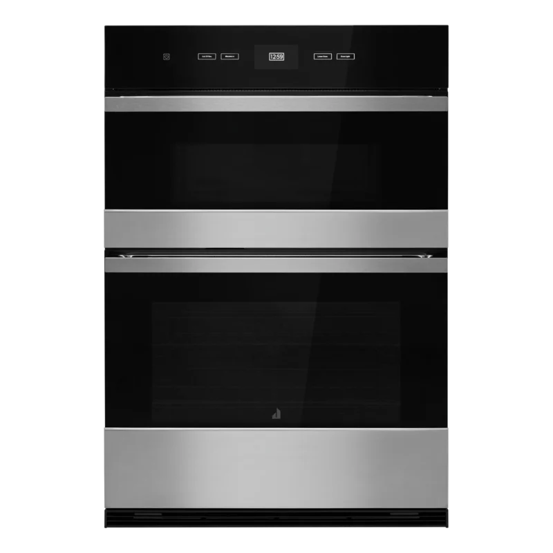 JennAir - 6.4 cu. ft Combination Wall Oven in Black - JMW2430LM Black