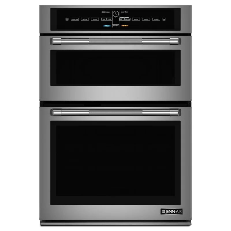 JennAir - 6.4 cu. ft Combination Wall Oven in Stainless - JMW3430DP Stainless