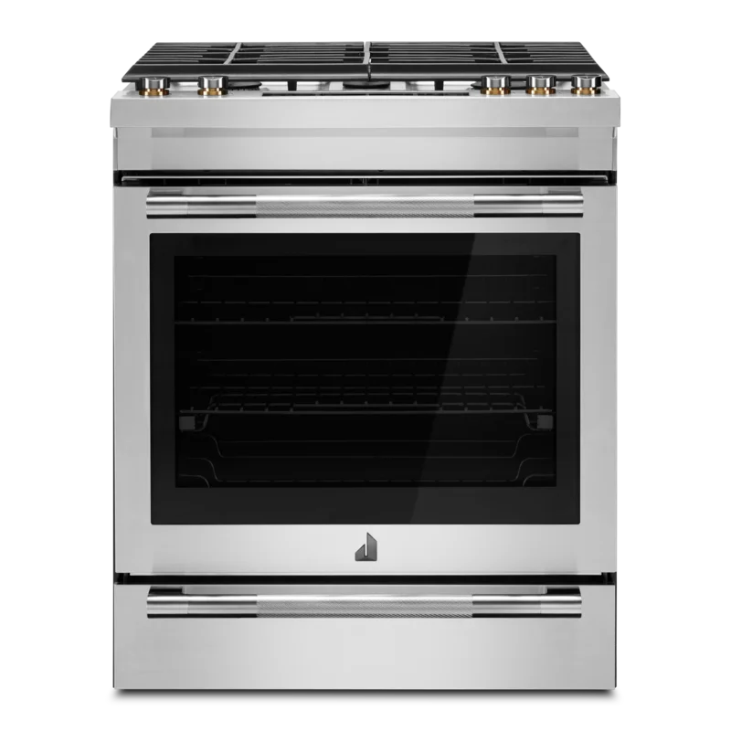 JennAir - 7.1 cu. ft Dual Fuel Range in Stainless - JDS1450ML Stainless