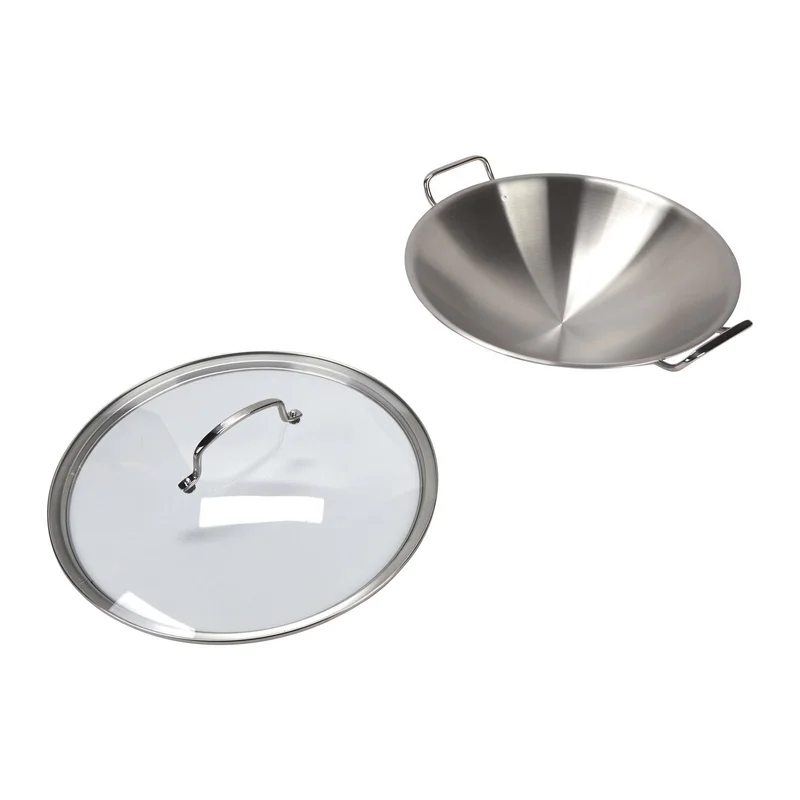 JennAir - Cooktop Add-On Round Bottom Wok in Stainless - W11035424 Stainless