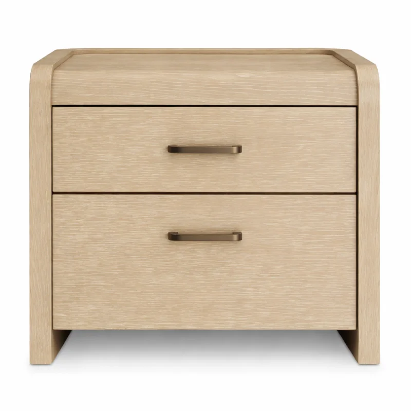Joanne Nighstand - Washed Oak Veneer, 23.62"W