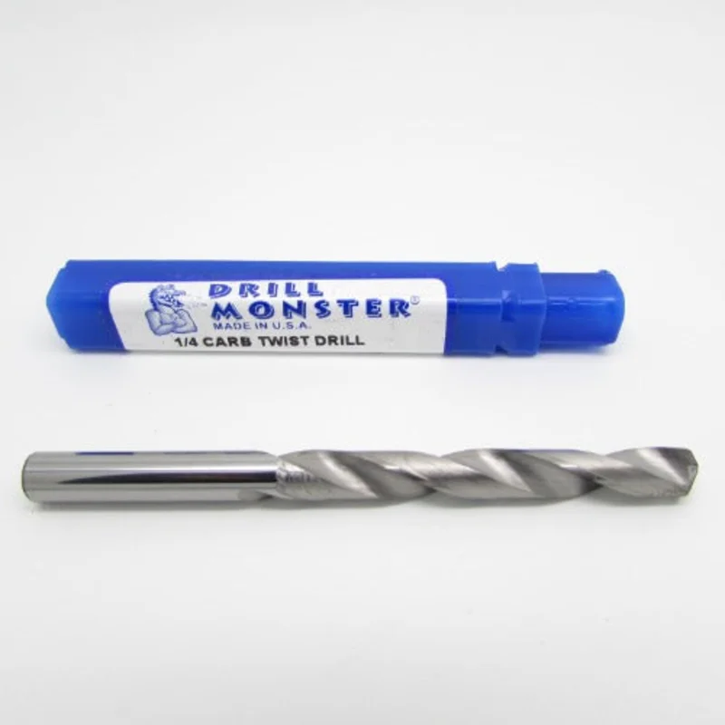 Jobber Length Carbide Drill Bit 1/4