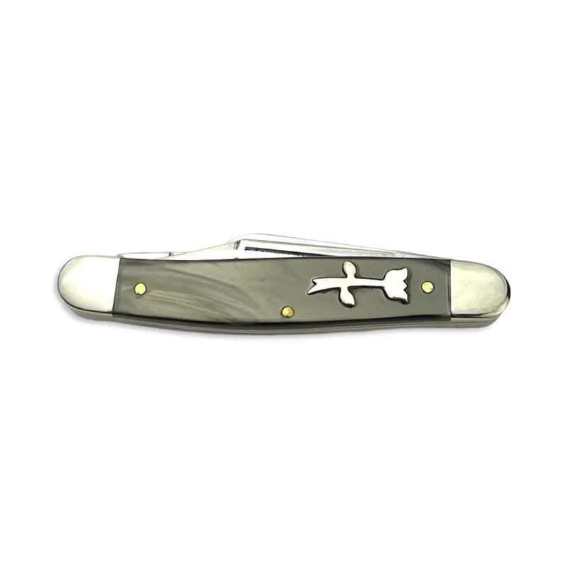 John Primble Belknap Stockman Tulip Shield Charcoal Pearl Acrylic