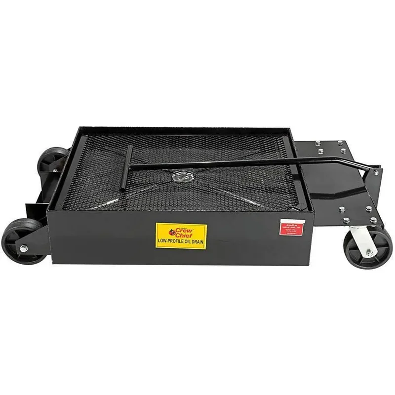JohnDow LP4 Low-Profile Portable Oil Drain, 17 Gal
