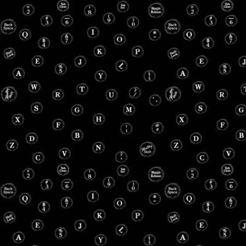 JOURNAL BASICS: My Type-Black (1/4 Yard)