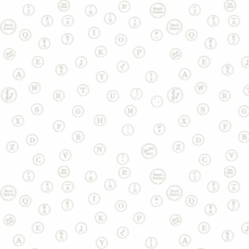 JOURNAL BASICS: My Type-Gray (1/4 Yard)