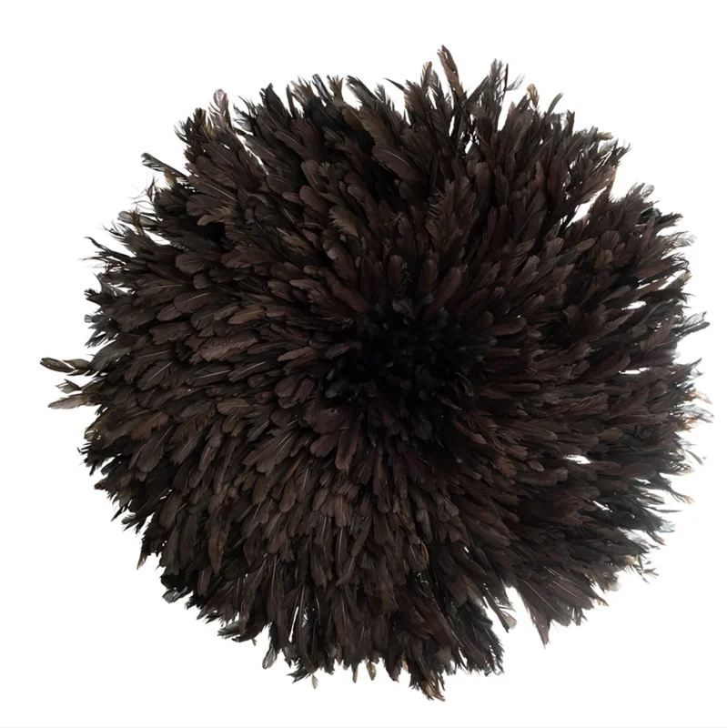 Juju Feather Hat 32"-Black