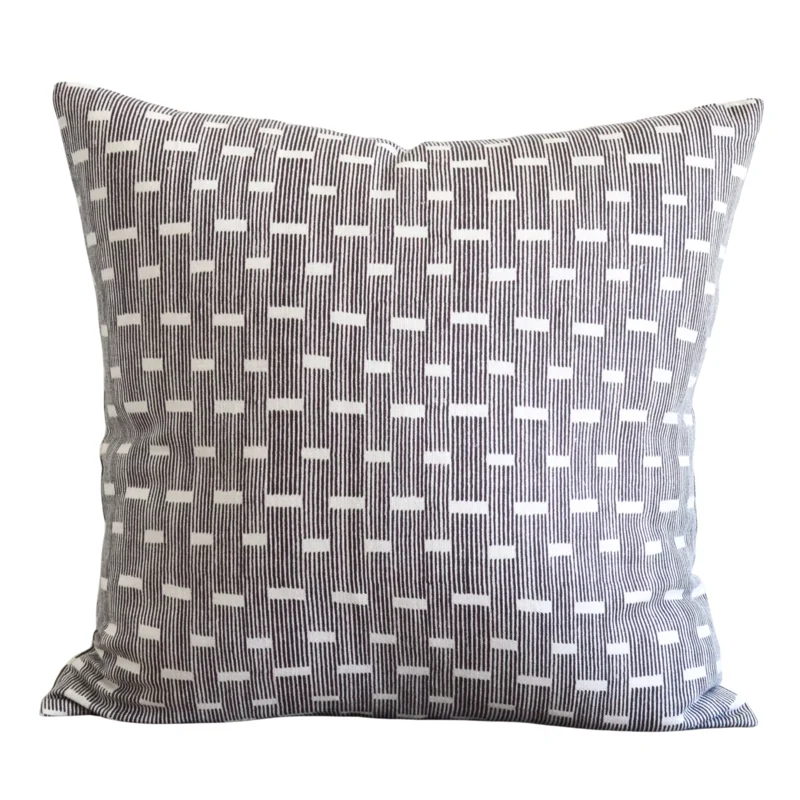 Kari Pillow, Cocoa, 22" x 22"