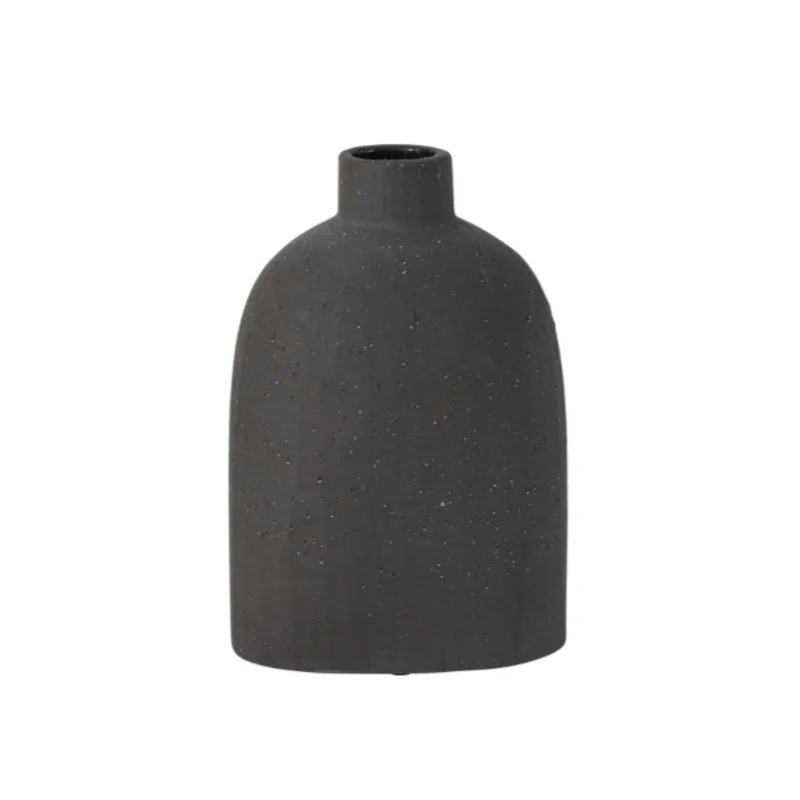 Karis Black Bud Vase 4"