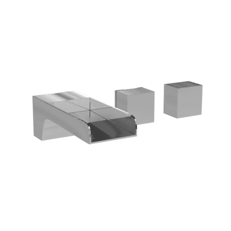 Kascade Transitional 3-Hole Wall Mounted Waterfall Tub Filler
