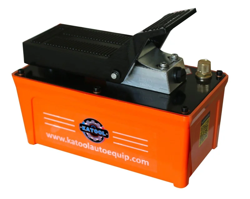 KATOOL Air Hydraulic Pump Foot Operated Pump 10,000PSI Auto Body High Pressure