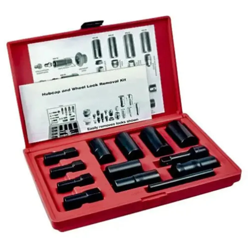 Ken-Tool 1/2" Dr. Wheel Lock Remover Kit (13 pcs) - 30171