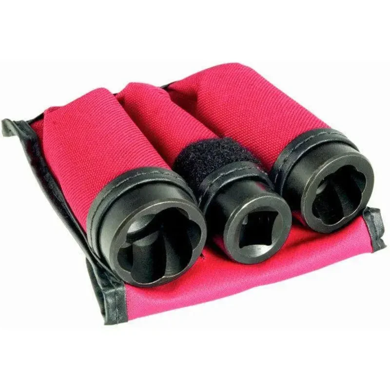Ken-Tool 30101 1/2" Drive 6-Fluted Twist Flip Socket Set (3Pcs)