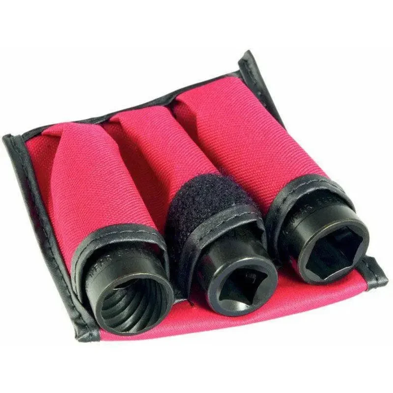 Ken-Tool 30103 6-Pnt, 12-Fluted Twist Flip Socket Set (3Pcs)