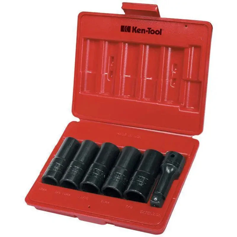 Ken-Tool 30112 Thick/Thin Flip Socket Set (6Pcs)