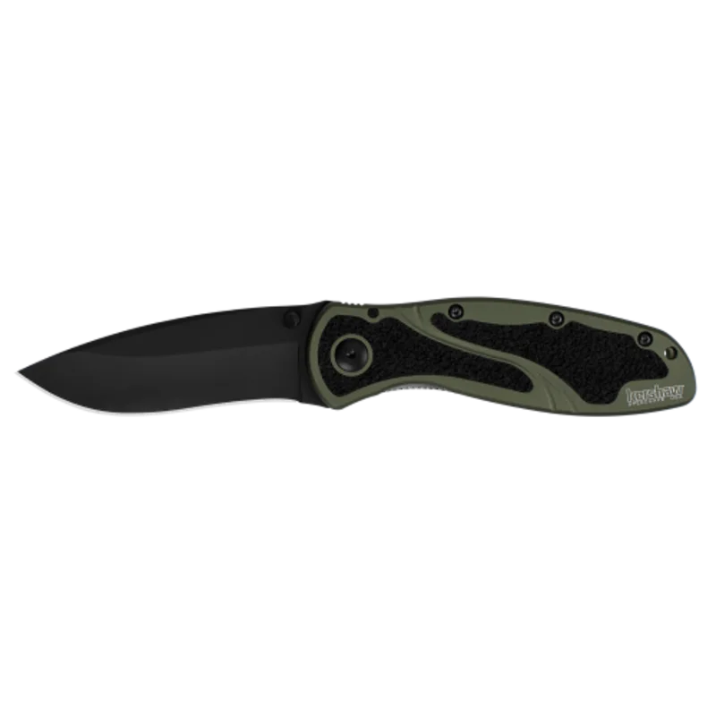 Kershaw 1670OLBLK - Blur Olive Drab Black Blade