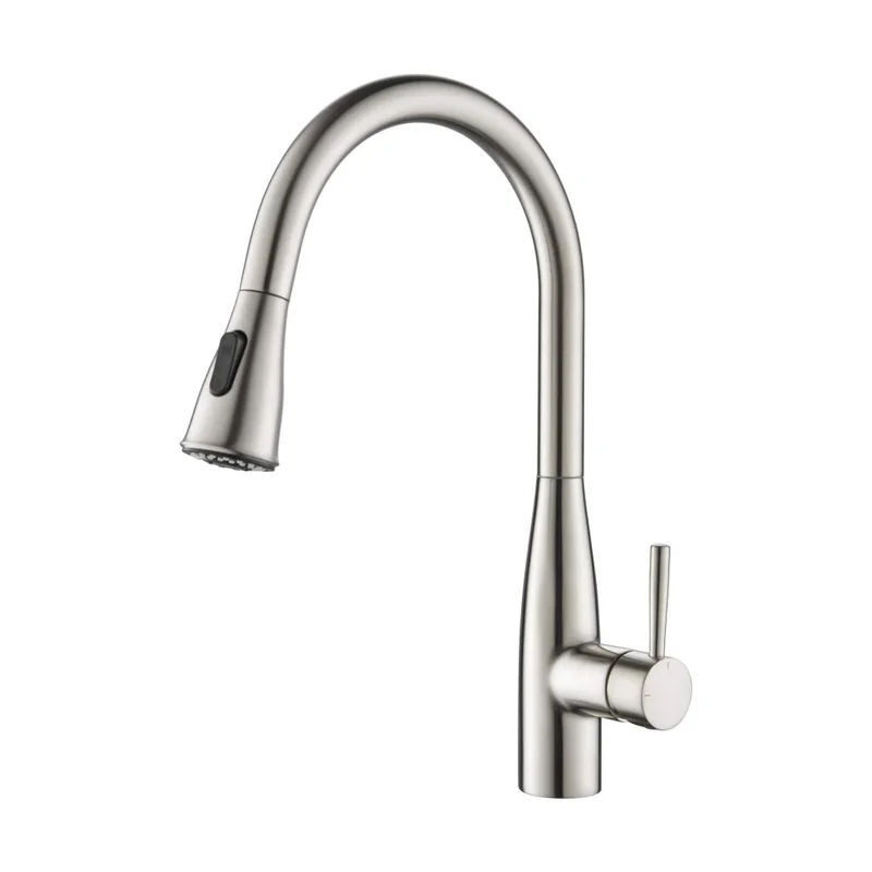 KIBI - Bari-T Single Handle Pull Down Kitchen Sink Faucet - KKF2016