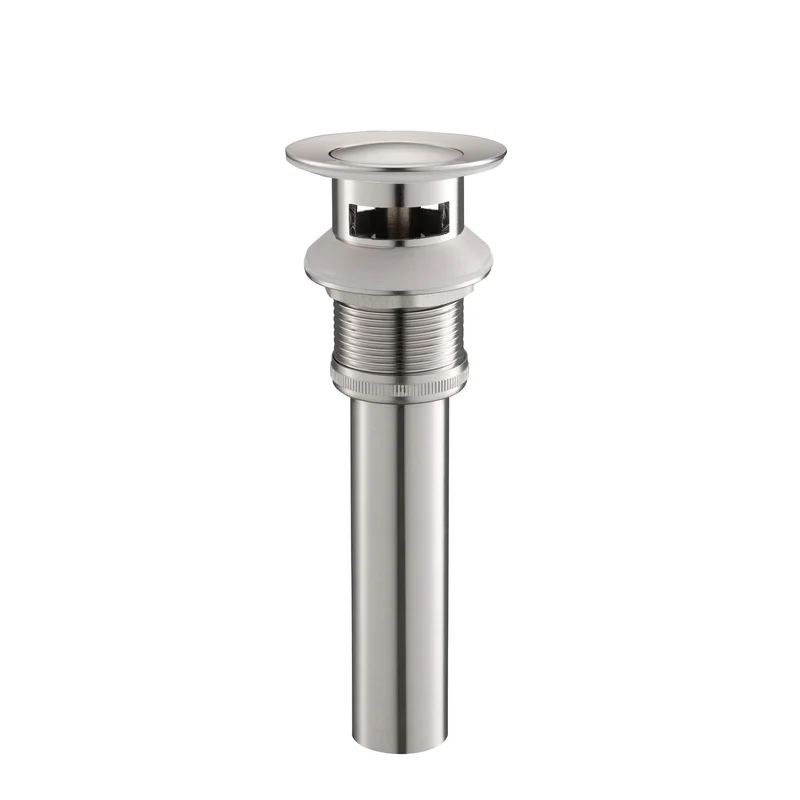 KIBI Bathroom Sink Pop Up Drain Stopper Small Cover with Overflow KPW100