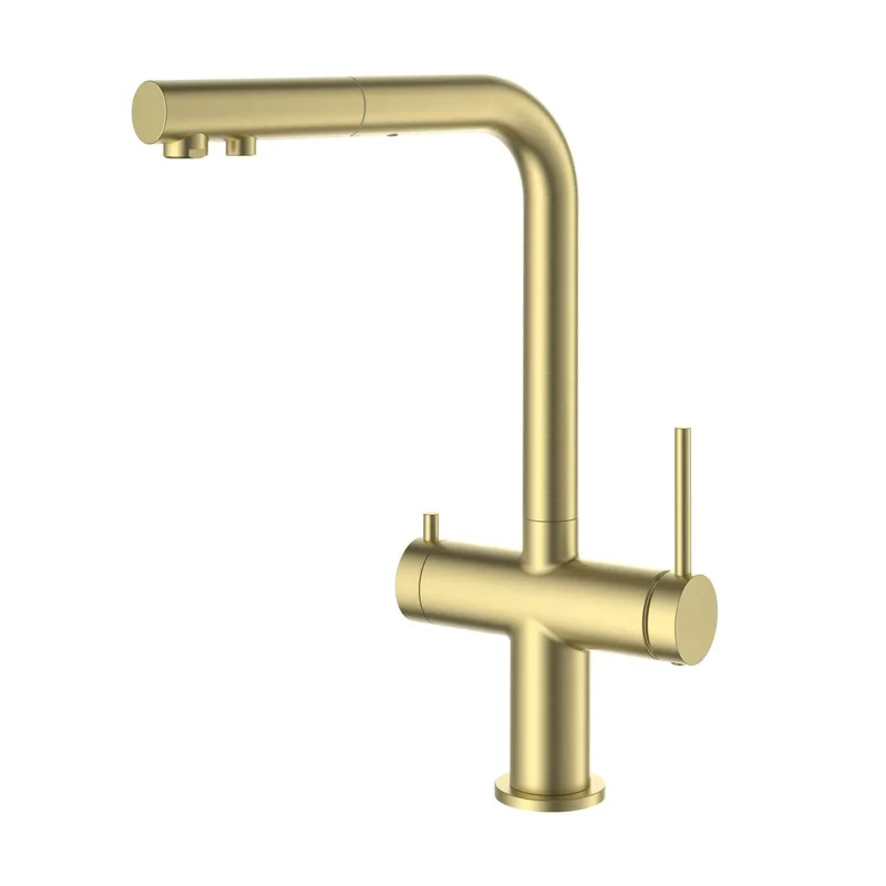 KIBI - Circular 2-in-1 Water Filter Kitchen Pull Out Faucet - KFF502
