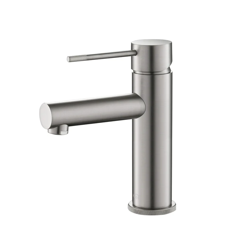 KIBI Circular X Brass Single Handle Bathroom Vanity Faucet  KBF1010