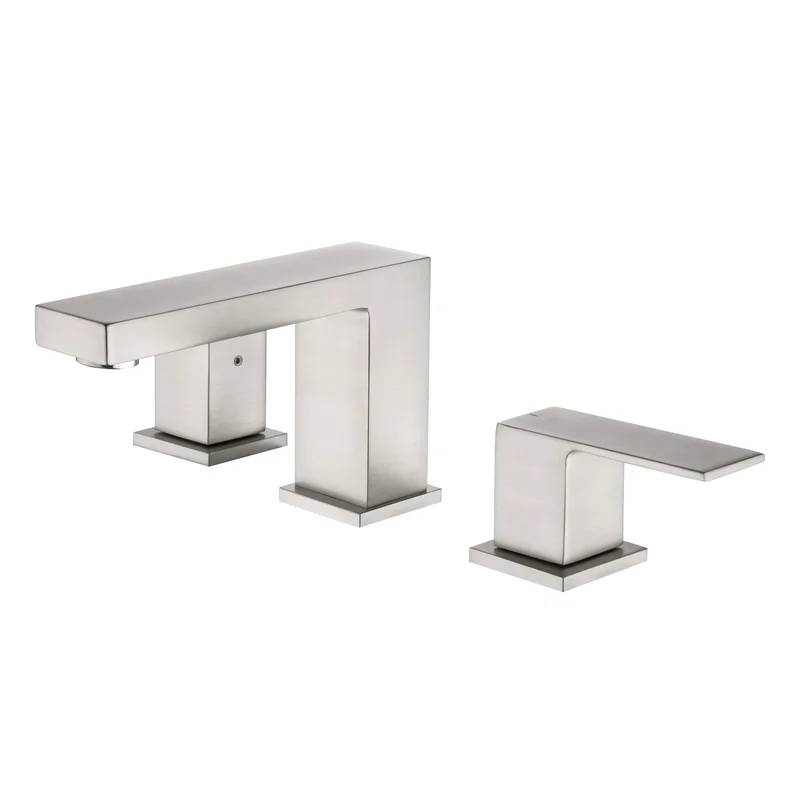 KIBI Cube 8 Widespread Bathroom Faucet with Drain Assembly  KBF1024