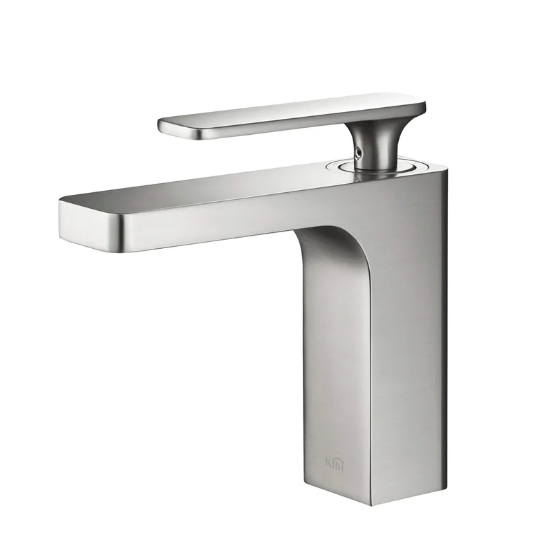 KIBI Infinity Brass Single Handle Bathroom Vanity Faucet KBF1006