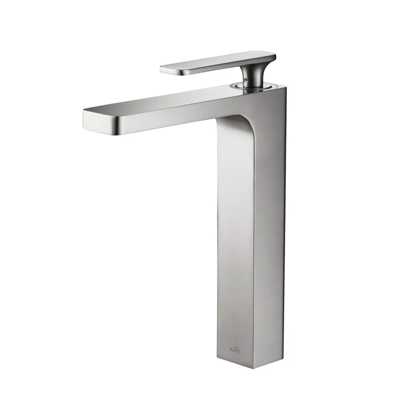 KIBI Infinity Brass Single Handle Bathroom Vessel Faucet KBF1007