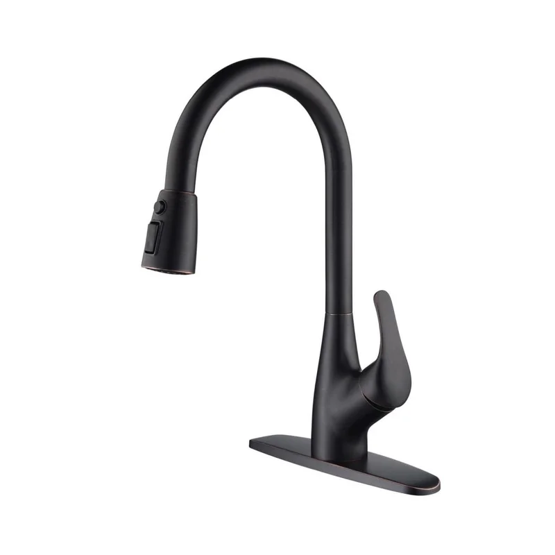 KIBI - Single Handle Pull Down Kitchen Faucet - F101