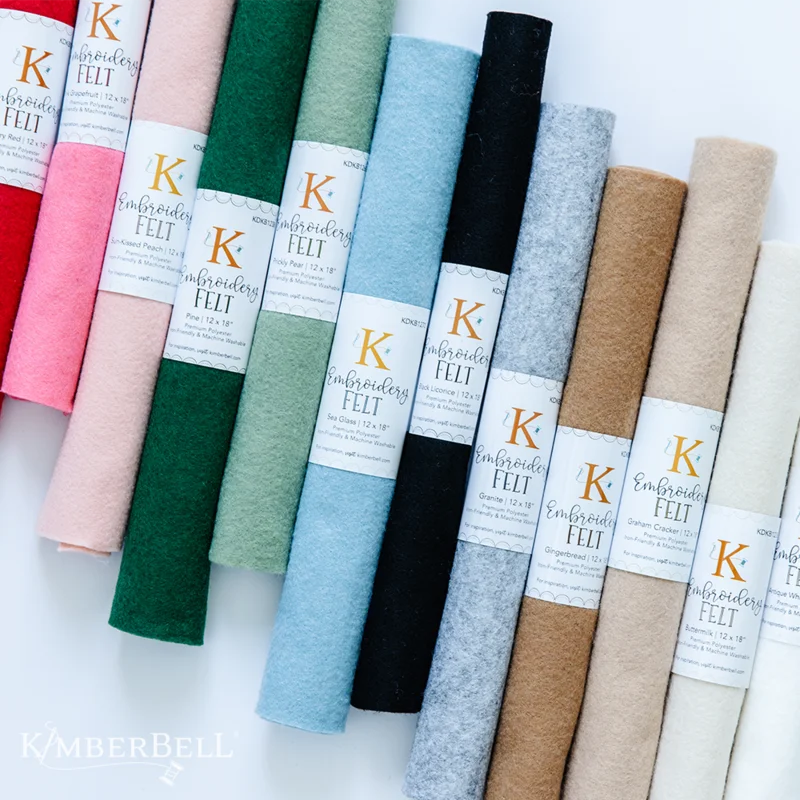 Kimberbell: Embroidery Felt Black Licorice