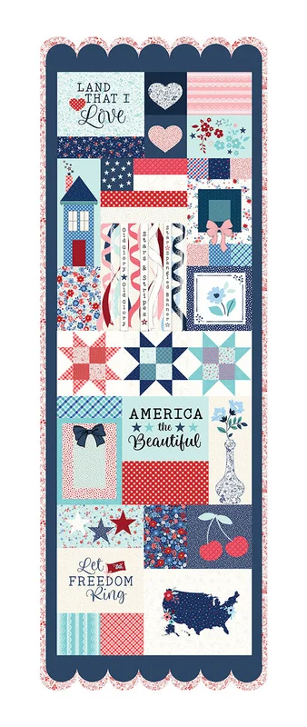 Kimberbell: Star-Spangled Beauty Latter Quilt Kit
