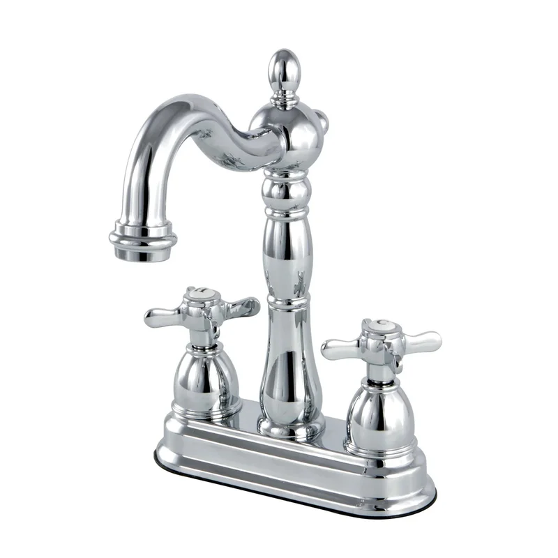 Kingston - Bar Faucets - Essex KB149BEX Two-Handle 2-Hole Deck Mount Bar Faucet