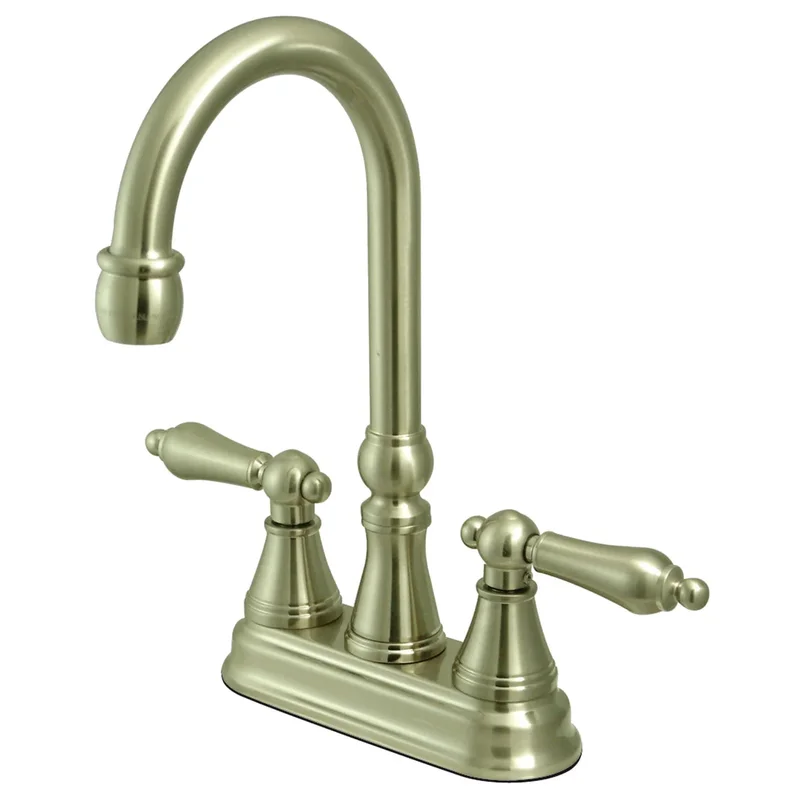 Kingston - Bar Faucets - Governor KS2498AL Two-Handle 2-Hole Deck Mount Bar Faucet