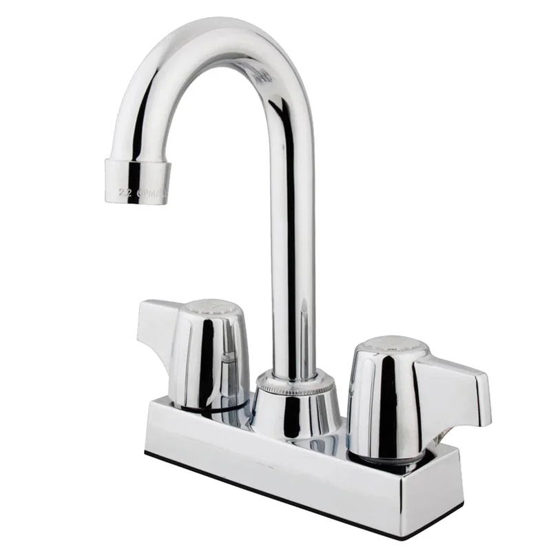 Kingston - Bar Faucets - Vista KB460 Two-Handle 2-Hole Deck Mount Bar Faucet