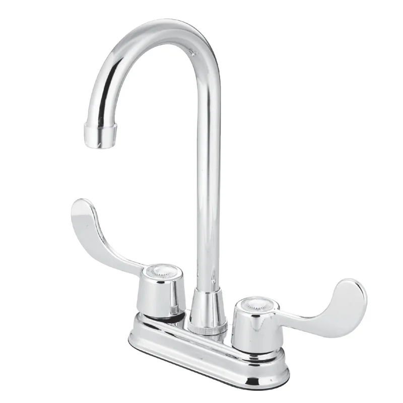 Kingston - Bar Faucets - Vista KB49ADA Two-Handle 2-Hole Deck Mount Bar Faucet