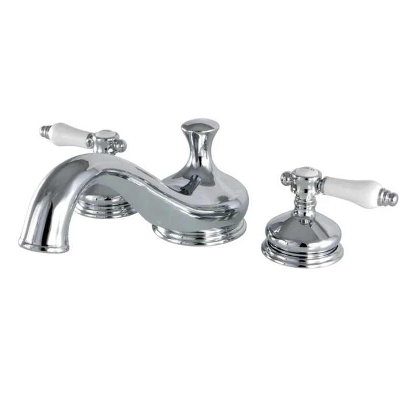 Kingston - Tub Faucets - Bel-Air KS333BPL Two-Handle 3-Hole Deck Mount Roman Tub Faucet