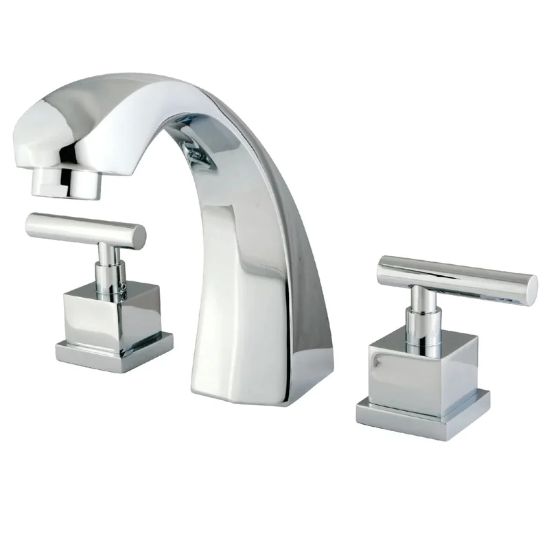 Kingston - Tub Faucets - Concord KS436CQL Two-Handle 3-Hole Deck Mount Roman Tub Faucet