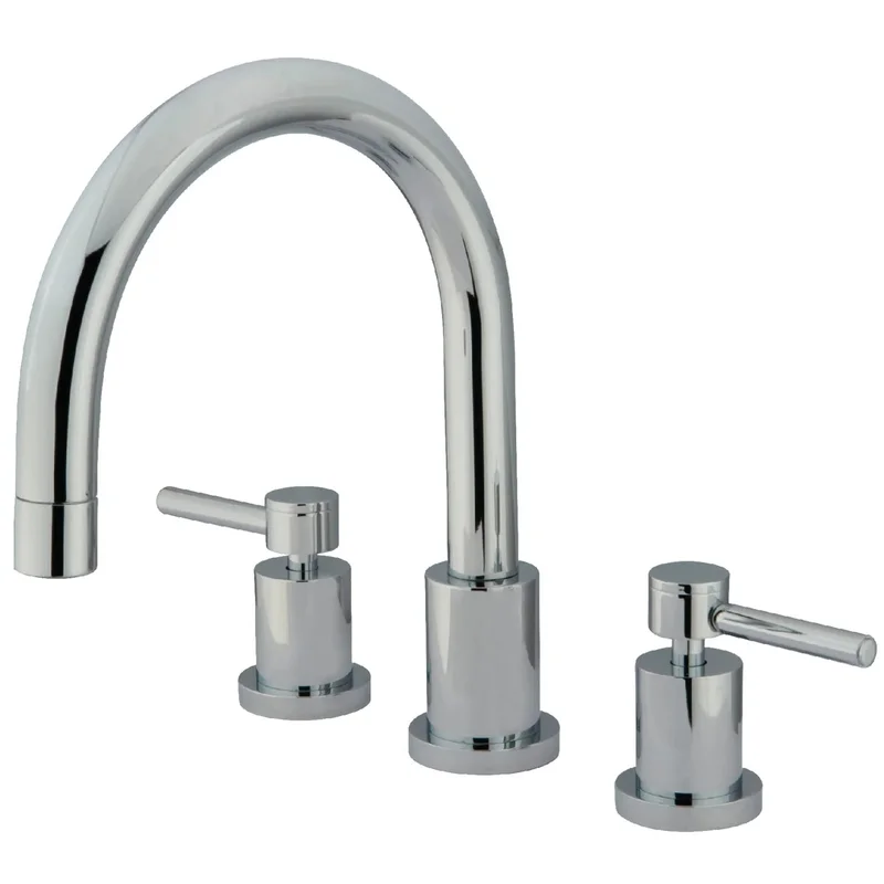 Kingston - Tub Faucets - Concord KS832DL Two-Handle 3-Hole Deck Mount Roman Tub Faucet