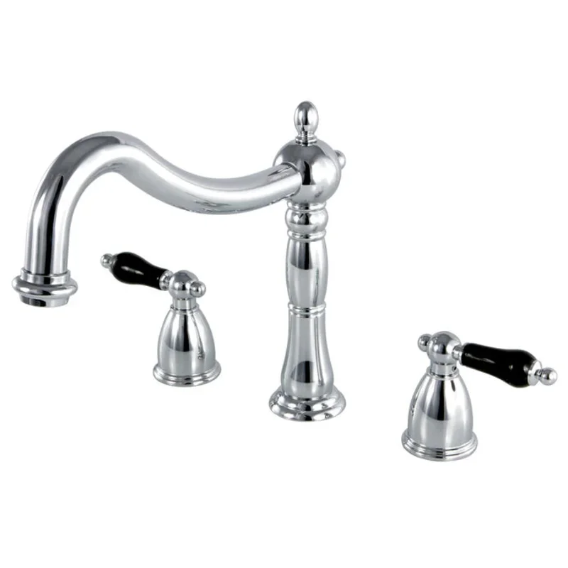 Kingston - Tub Faucets - Duchess KS134PKL Two-Handle 3-Hole Deck Mount Roman Tub Faucet