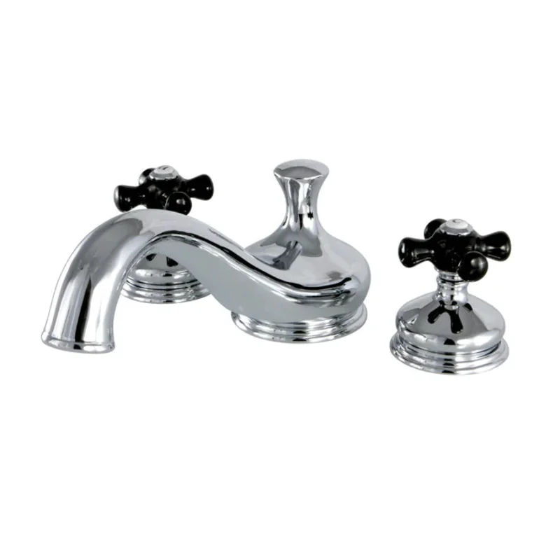 Kingston - Tub Faucets - Duchess KS333PKX Two-Handle 3-Hole Deck Mount Roman Tub Faucet