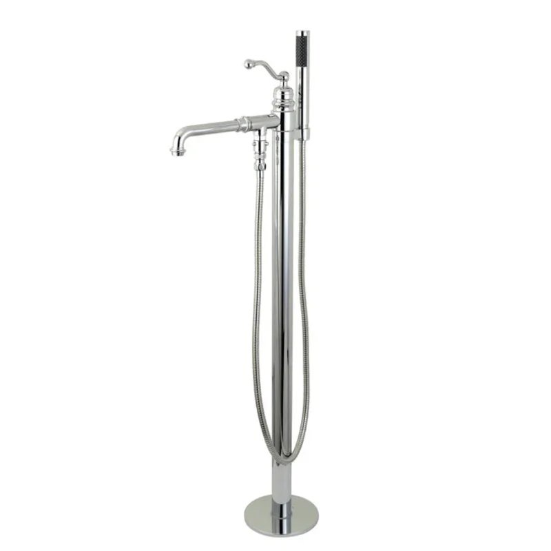 Kingston - Tub Faucets - English Country KS7030ABL Single-Handle 1-Hole Freestanding Tub Faucet with Hand Shower