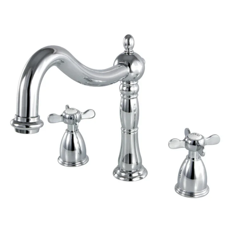 Kingston - Tub Faucets - Essex KS134BEX Two-Handle 3-Hole Deck Mount Roman Tub Faucet